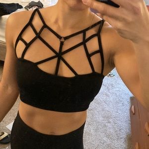 CROP TOP LATTICE DESIGN